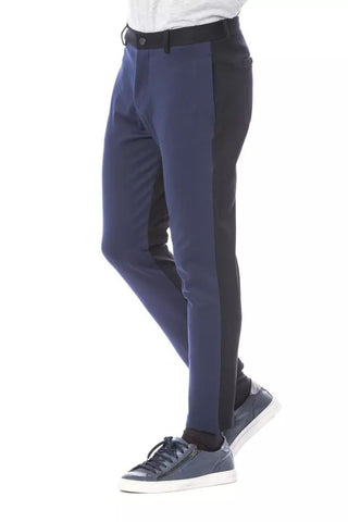 Elegant Slim Fit Blue Trousers - Luxury for You