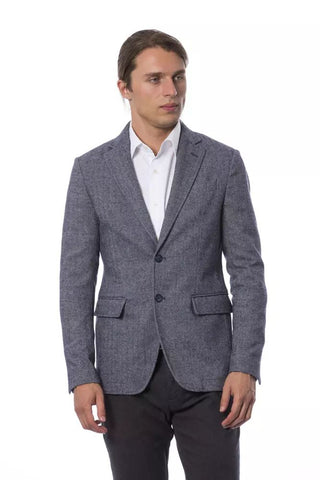 Elegant Blue Single-breasted Blazer - Luxury for You