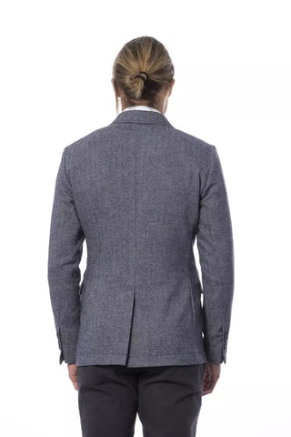 Elegant Blue Single-breasted Blazer - Luxury for You