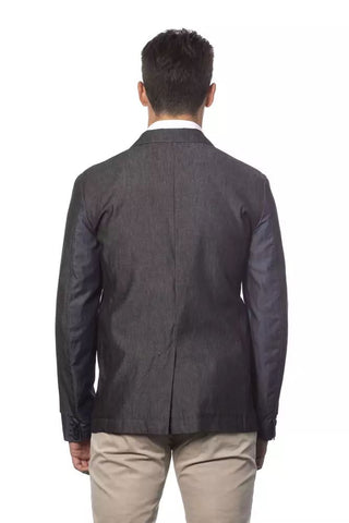 Chic Verri Single-breasted Gray Blazer - Luxury for You