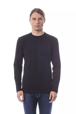 Elegant Black Cotton Long Sleeve T-shirt - Luxury for You