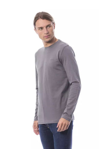 Elegant Long Sleeve Gray T-shirt - Luxury for You