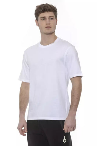 White Cotton Men T-shirt