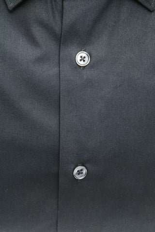 Elegant Medium Slim Collar Black Shirt - Luxury for You