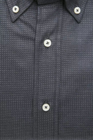 Green Cotton Men Shirt