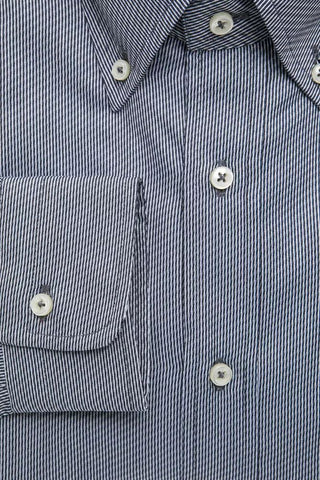 Blue Cotton Men Shirt