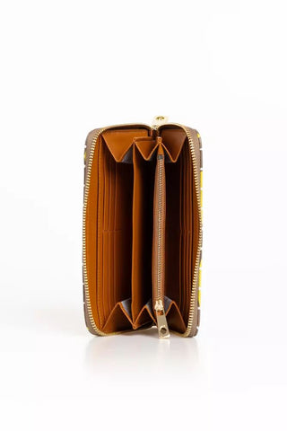 Elegant Striped Leather Zip Wallet - Luxury for You