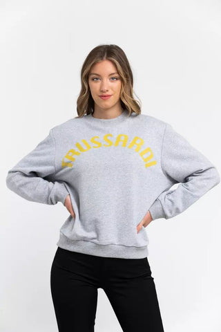 Oversized Cotton-blend Round-neck Sweatshirt - Luxury for You