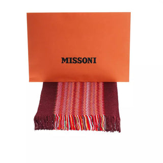 Vibrant Geometric Patterned Scarf With Fringes - Luxury for You