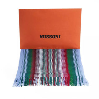 Vibrant Geometric Patterned Fringe Scarf - Luxury for You