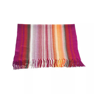 Geometric Pattern Fringed Scarf In Vibrant Hues - Luxury for You