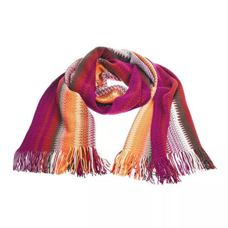 Geometric Pattern Fringed Scarf In Vibrant Hues - Luxury for You