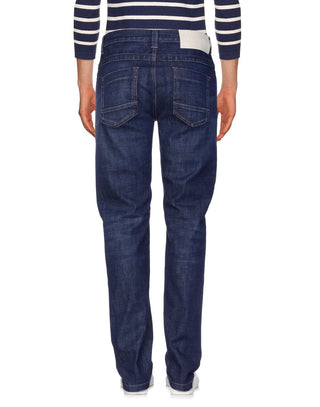 Sleek Dark Blue Regular Fit Jeans - Luxury for You