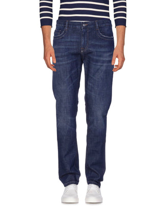 Sleek Dark Blue Regular Fit Jeans - Luxury for You