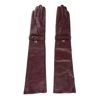 Elegant Lambskin Leather Gloves In Radiant Pink - Luxury for You