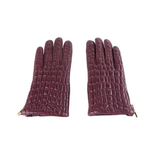 Elegant Lambskin Leather Gloves In Pink - Luxury for You