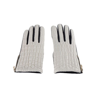 Elegant Gray Lambskin Gloves - Luxury for You