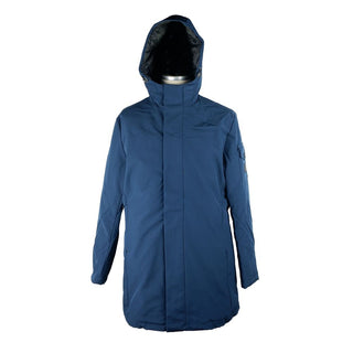 Stylish Men's Long Hooded Jacket In Blue - Luxury for You