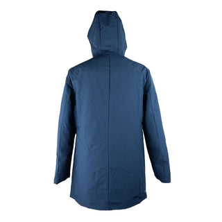 Stylish Men's Long Hooded Jacket In Blue - Luxury for You