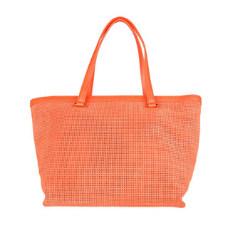 Chic Dark Orange Leather Handbag - Luxury for You