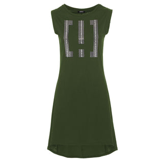 Embellished Army Green Maxi Dress - Dazzle With Comfort - Luxury for You