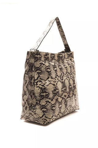 Chic Python Print Leather Shoulder Bag - Luxury for You