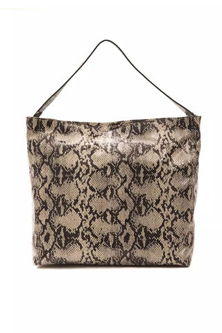 Chic Python Print Leather Shoulder Bag - Luxury for You