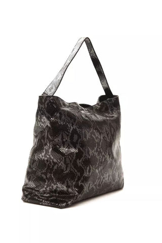 Chic Python Print Leather Shoulder Bag - Luxury for You