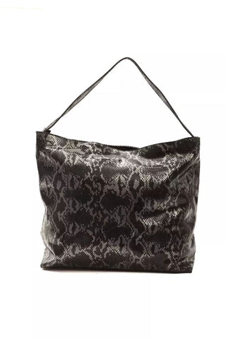 Chic Python Print Leather Shoulder Bag - Luxury for You