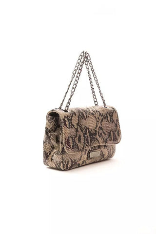 Elegant Python Print Leather Crossbody Bag - Luxury for You