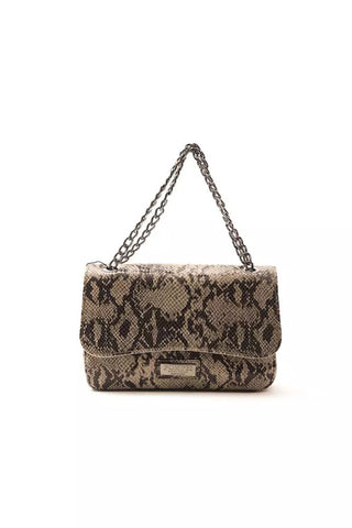 Elegant Python Print Leather Crossbody Bag - Luxury for You