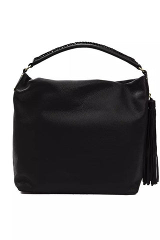 Elegant Black Leather Shoulder Bag - Luxury for You