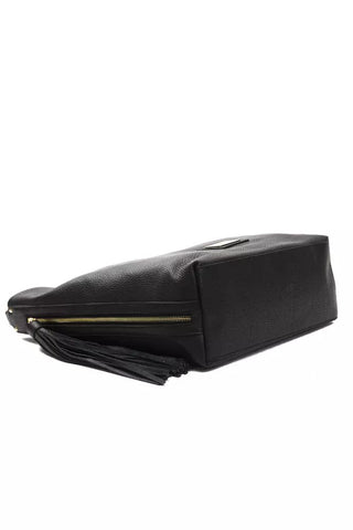 Elegant Black Leather Shoulder Bag - Luxury for You