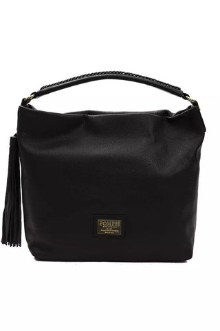 Elegant Black Leather Shoulder Bag - Luxury for You