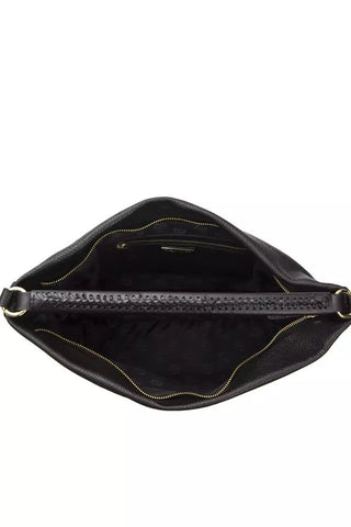 Elegant Black Leather Shoulder Bag - Luxury for You