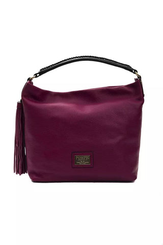 Elegant Burgundy Leather Shoulder Bag - Luxury for You