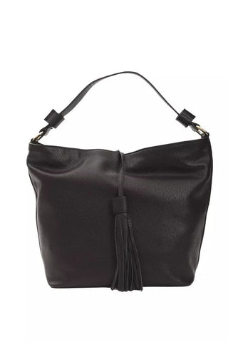 Elegant Leather Shoulder Bag In Timeless Black - Luxury for You