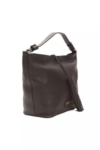 Elegant Leather Shoulder Bag In Earthy Brown - Luxury for You