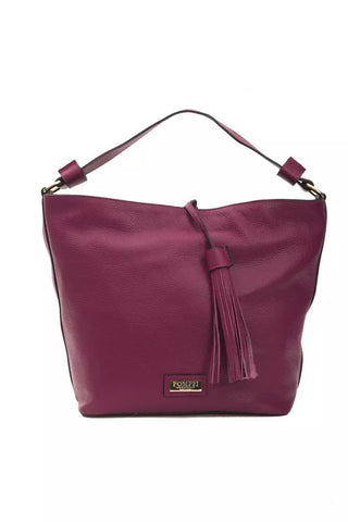 Elegant Burgundy Leather Shoulder Bag - Luxury for You