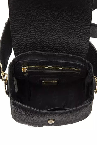 Elegant Black Leather Crossbody Bag - Luxury for You