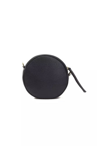 Elegant Gray Oval Leather Crossbody Bag - Luxury for You