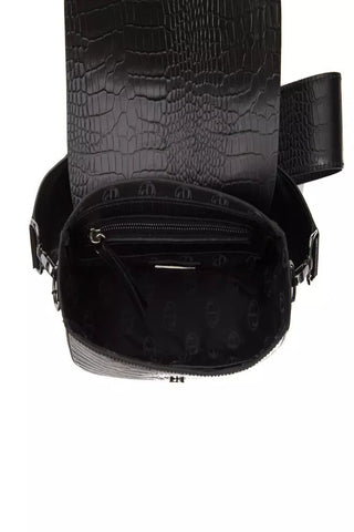 Elegant Croc-effect Leather Crossbody Bag - Luxury for You