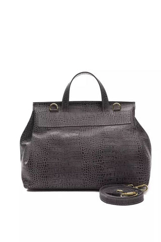 Convertible Croc-print Leather Handbag - Luxury for You