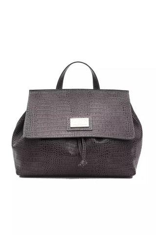 Convertible Croc-print Leather Handbag - Luxury for You