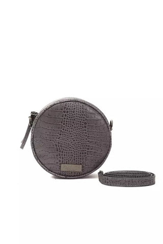 Chic Gray Croc-embossed Crossbody - Luxury for You