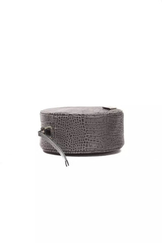 Chic Gray Croc-embossed Crossbody - Luxury for You