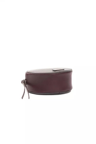 Chic Burgundy Oval Crossbody Bag - Luxury for You