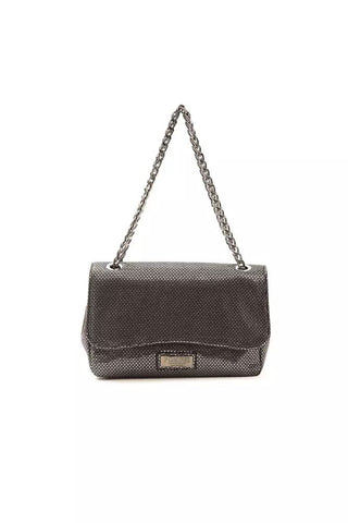 Elegant Gray Leather Crossbody Bag - Luxury for You