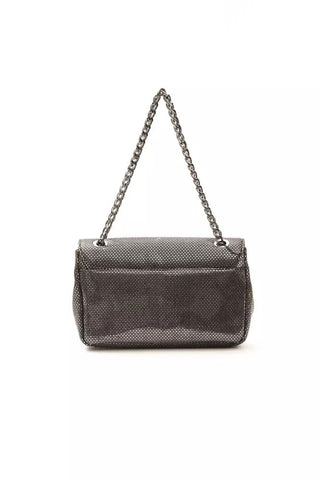 Elegant Gray Leather Crossbody Bag - Luxury for You