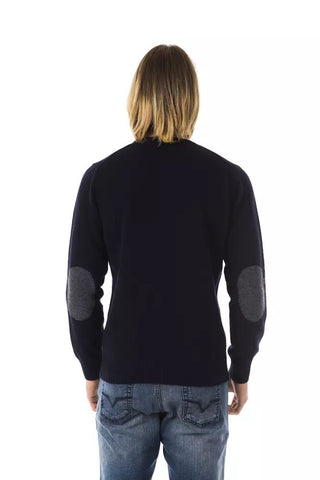 Exquisite Embroidered Crew Neck Wool Sweater - Luxury for You